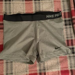 Nike pro spandex shorts